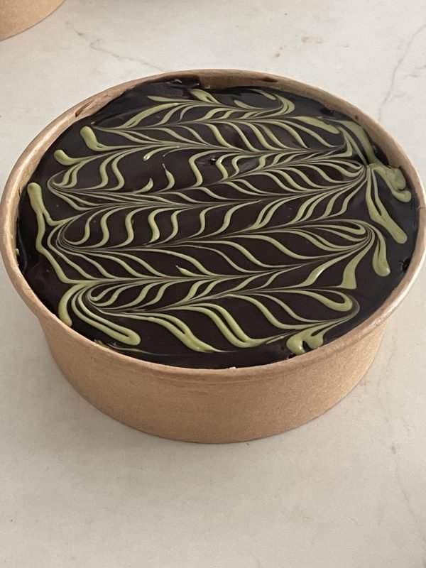 Dubai Chocolate cake with Pistachio Kunafa